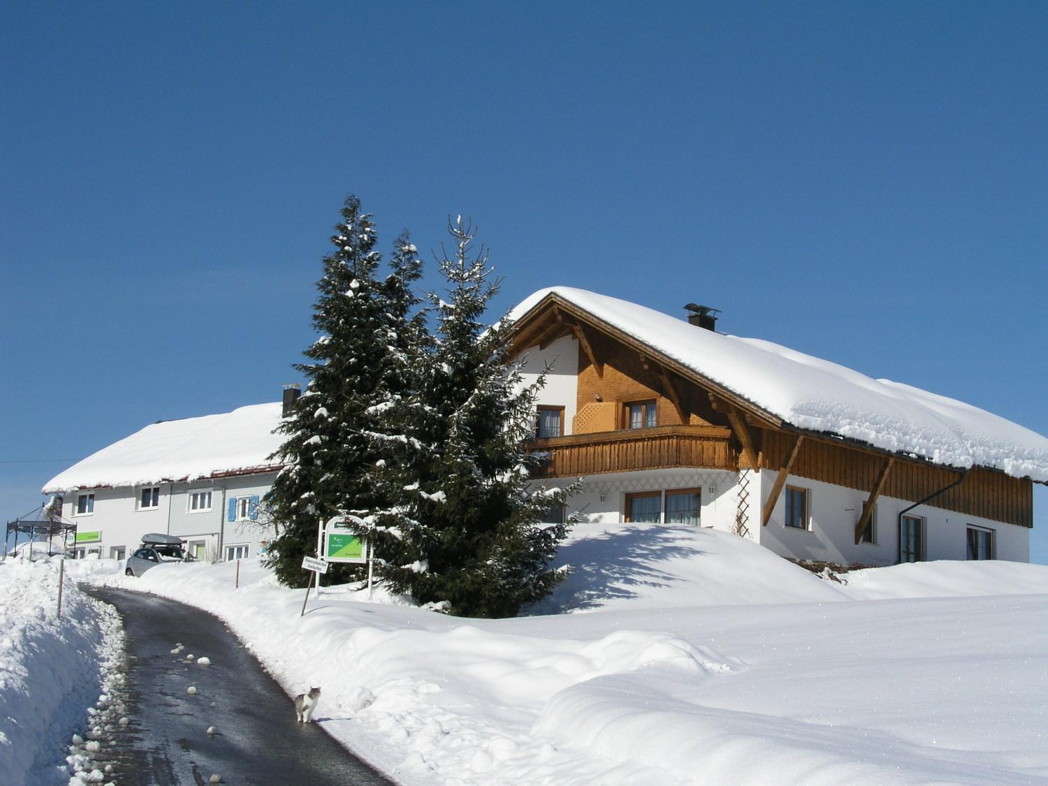 Ferienwohnungen Pension Sonnblick Krumbach  Exterior foto