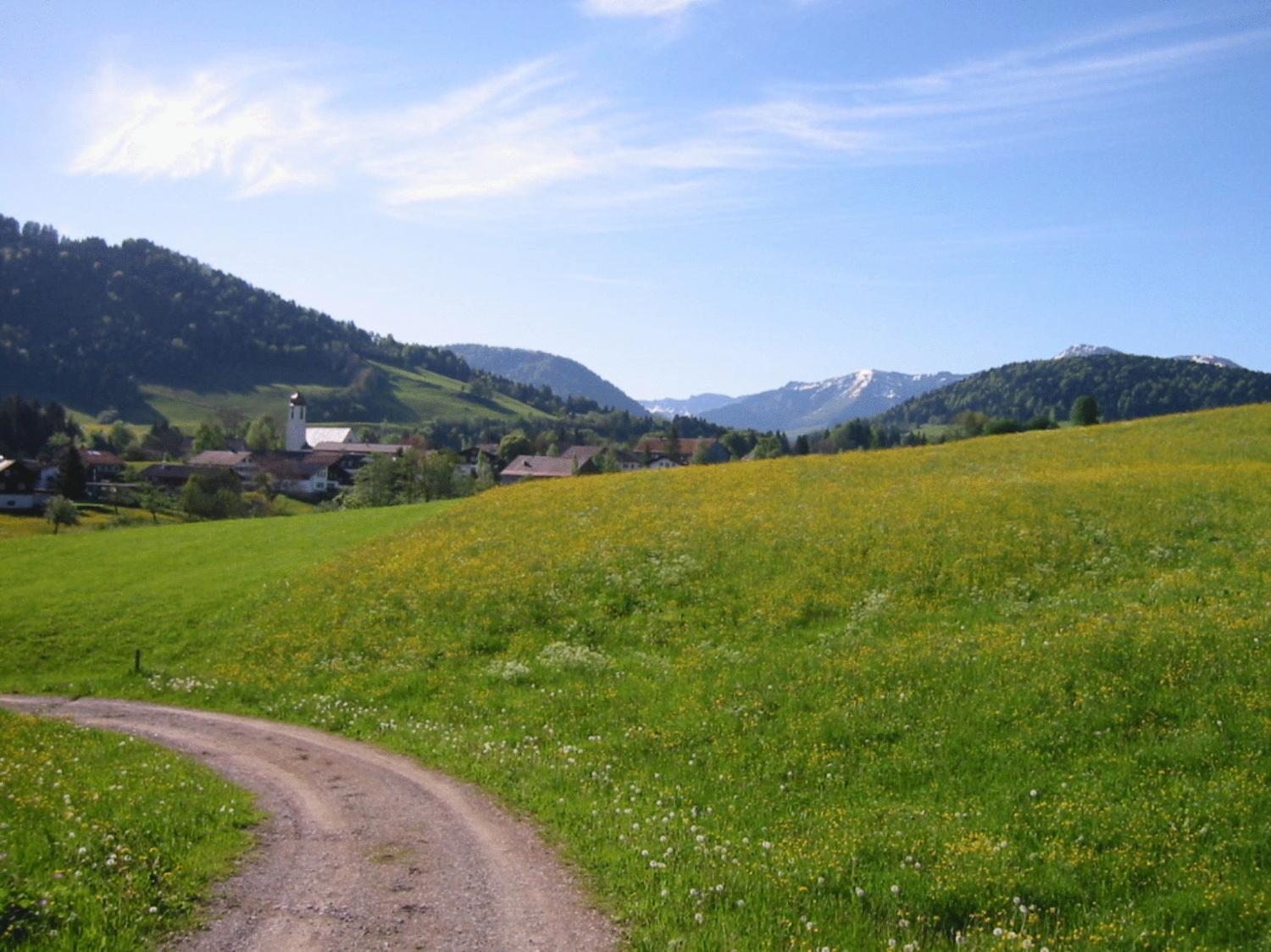 Ferienwohnungen Pension Sonnblick Krumbach  Exterior foto